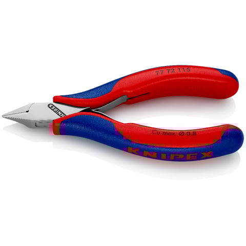 Knipex (77 72 115) Alicate de corte diagonal para electrónica con junta de caja