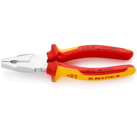 Knipex (01 06 190) Combination Pliers Chrome Vanadium