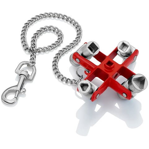 Knipex (00 11 06) Universal Key For all standard cabinets and shut-off systems