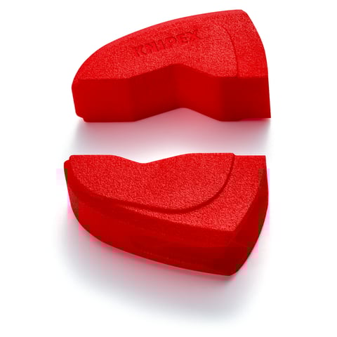 Knipex (87 09 300 V01) 3 pares de mordentes em plástico para todos os modelos 87 XX 300 (modelos a partir de 2008)
