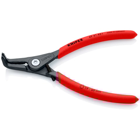 Knipex (49 41 A21) Alicates de precisión para arandelas de retención externas en ejes.
