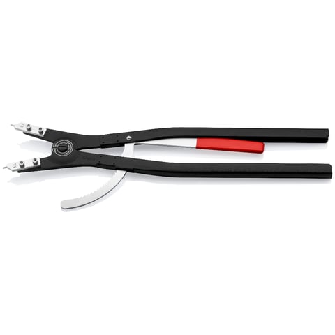 Alicate para anéis de retenção Knipex (46 10 A5) Para anéis de retenção exteriores em veios