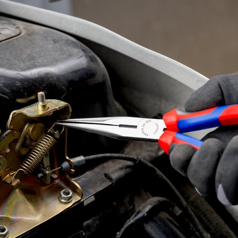 Alicate de corte lateral Knipex (26 12 200) com ponta fina (alicate de bico de cegonha)