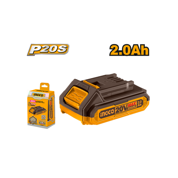 Bateria de lítio INGCO (FBLI2001) 20V 2.0Ah