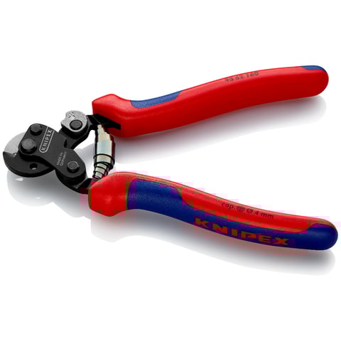Cortacables Knipex (95 62 160) También para cables de acero de alta resistencia
