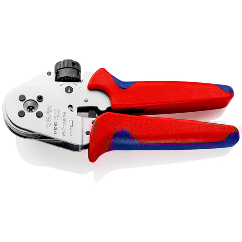 Knipex (97 52 63) Four-Mandrel Crimping Pliers for turned contacts