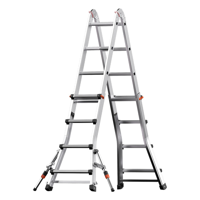 Escada Telescópica Profissional Multiusos em Alumínio - TELEFLEX