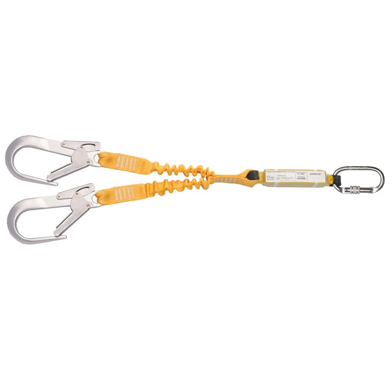 Safetop (80228) Forked Elastic Strap 1,78 M, Energy Absorber+Connectors