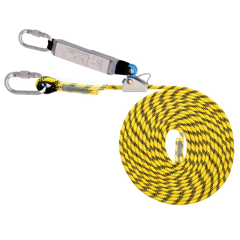 Safetop (81231) Lifeline 10 M, Absorvente + Corda de Alumínio + Conectores