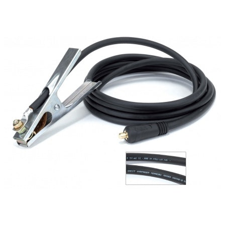 Mass clamp 300 A + cable 25 mm² 4 m Sacit