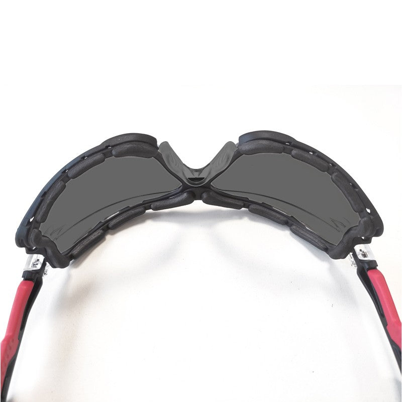 Safetop (10175) Praetorius Smoke, óculos de PC amovíveis, vedação facial