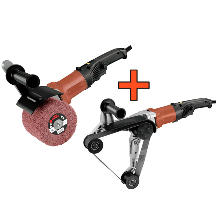 Fast Grinder (SRW+SRD) Satin Finisher + Pipe Polisher Kit