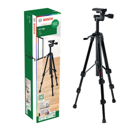 Tripé ajustável Bosch TT 120 (45-120 cm) para ferramentas de nivelamento