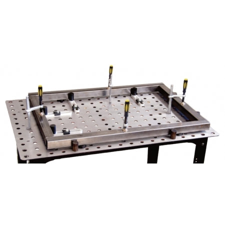 Mesa de soldadura + sistema de fixação modular